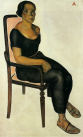 A Girl Seated in a Chair